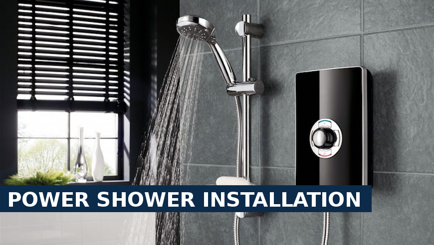 Power shower installation Putney